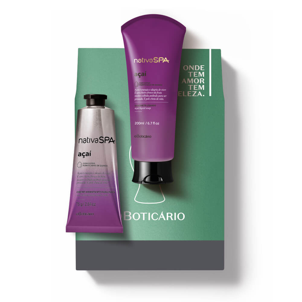 Kit de Natal Cuidado Nativa SPA Açaí