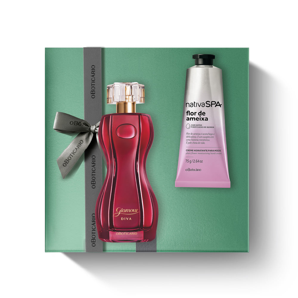 Kit de Natal Perfume Glamour Diva