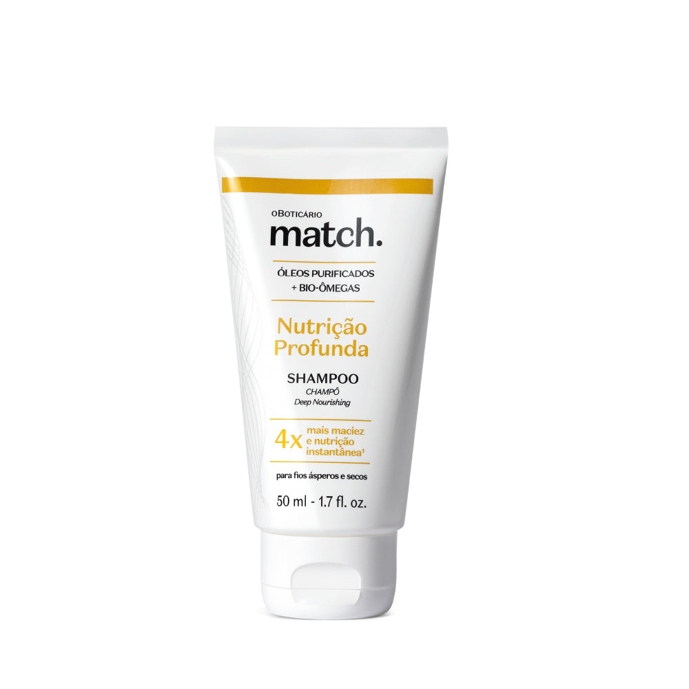 Match Shampoo Nutrição Profunda, 50ml