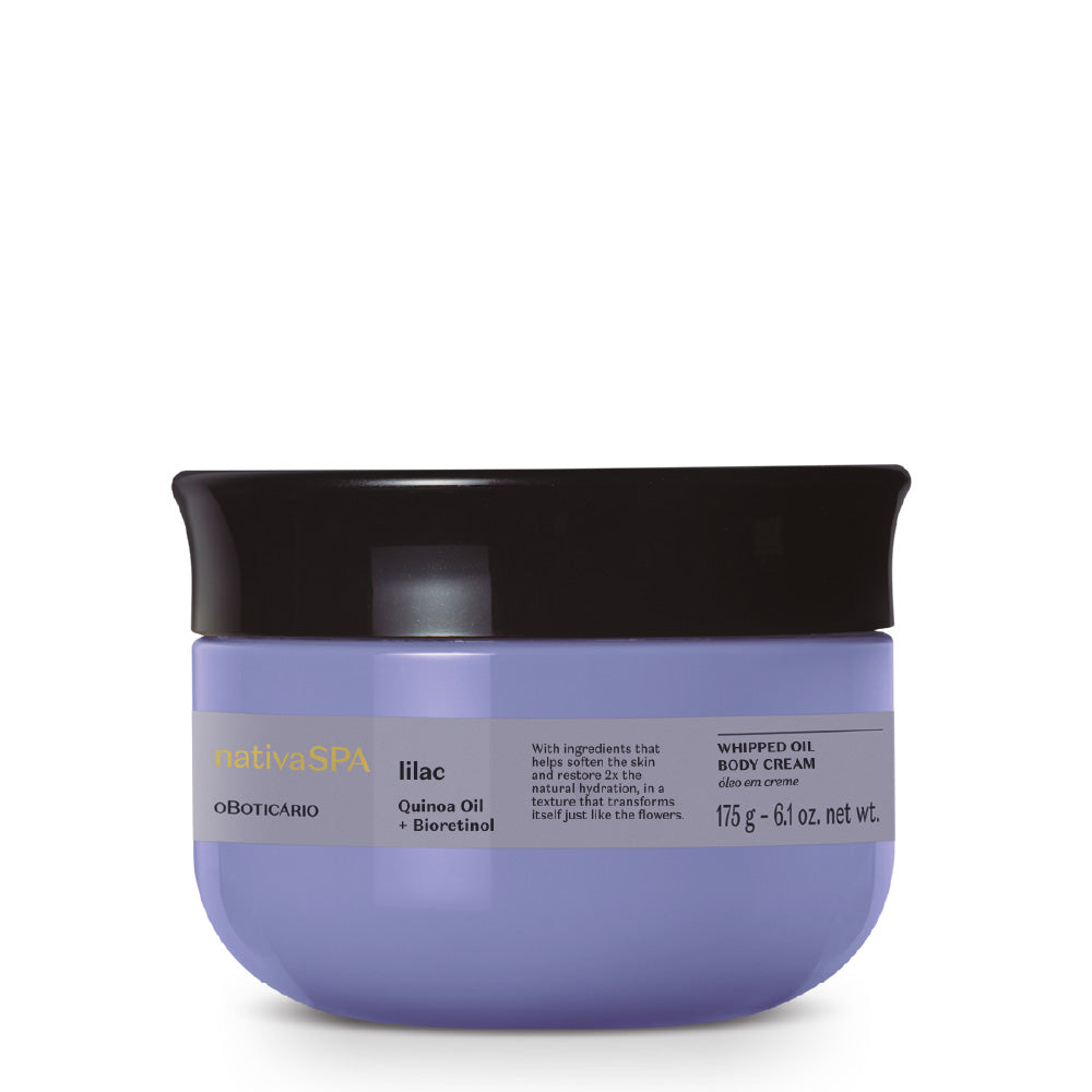 Óleo em Creme Hidratante Corporal Nativa SPA Lilac, 175g