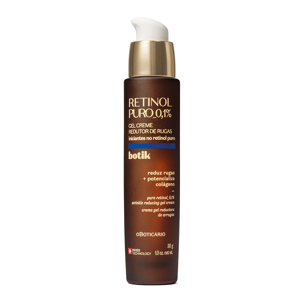 Gel creme Redutor de Rugas Retinol Puro 0,1%, Botik, 30g