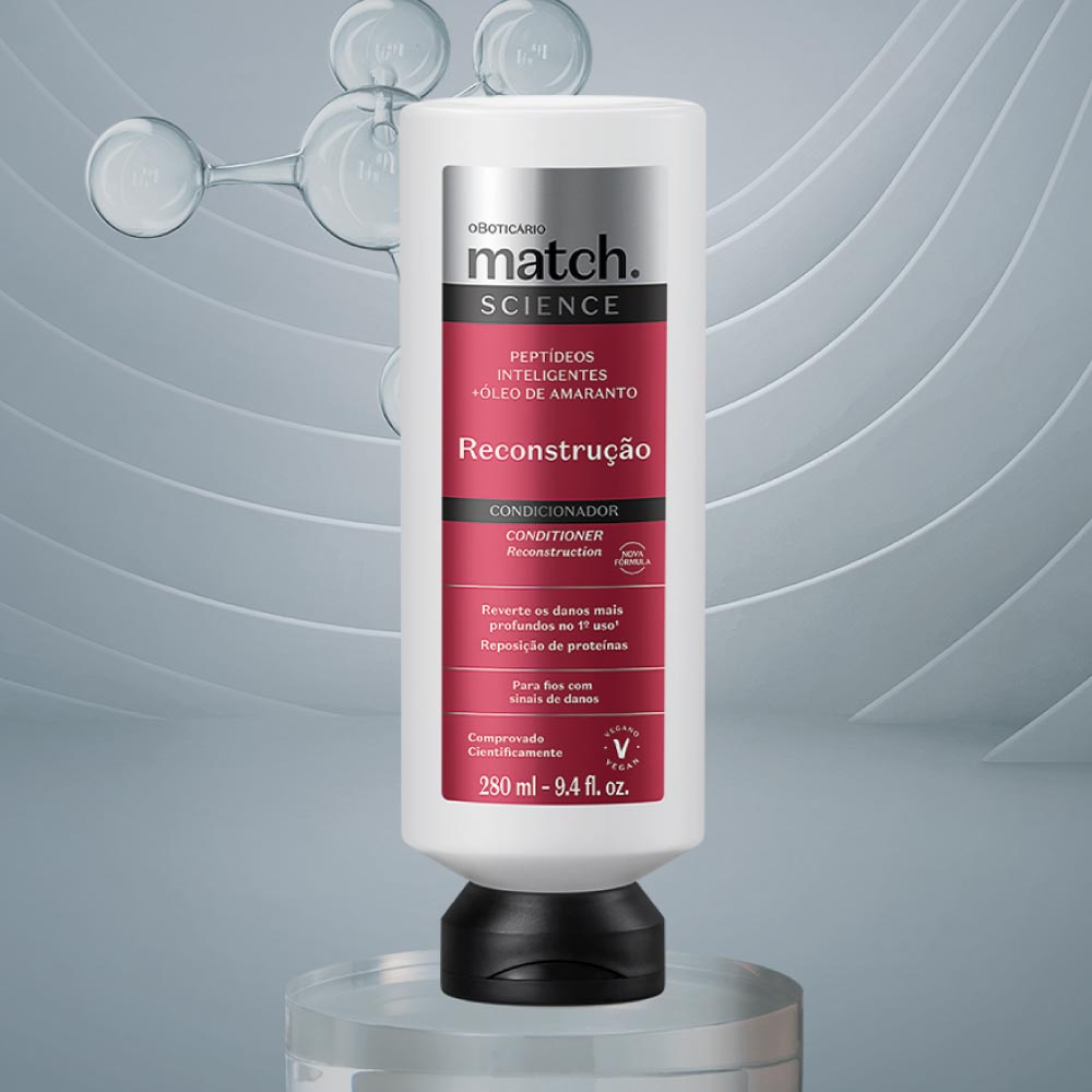 Condicionador Match Science Reconstrução, 280ml