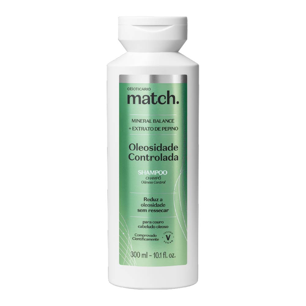 Shampoo Match Oleosidade Controlada, 300ml