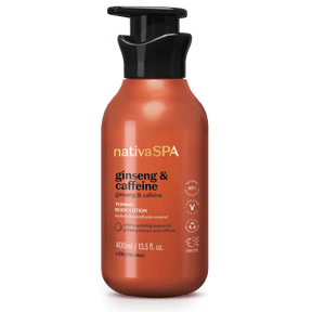 Loção Hidratante Corporal Nativa SPA Ginseng & Cafeína, 400ml